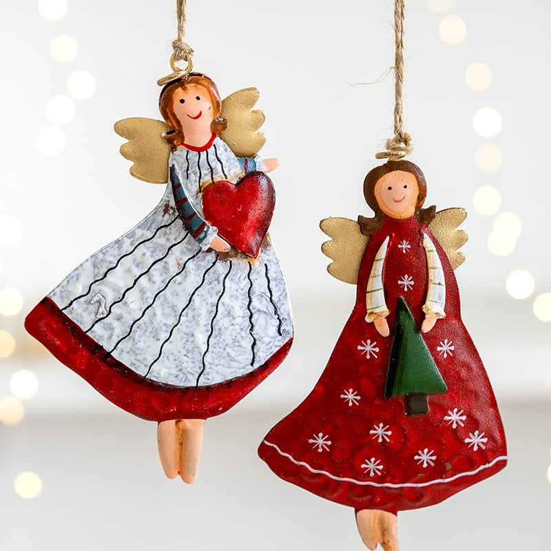 🔥Retro Iron Art Christmas Angel Decoration