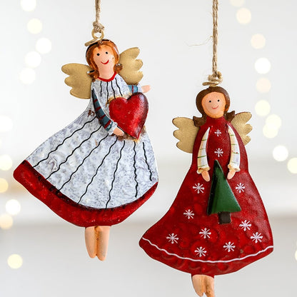 🔥Retro Iron Art Christmas Angel Decoration