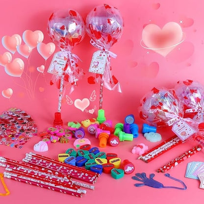 🎉Valentine's Day deals 49% OFF - Valentines Day Gifts for Kids - 24 Pack Giant Lollipop-Shaped Stationery Set🍭