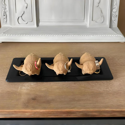 💍Highland Cow Ring Holder