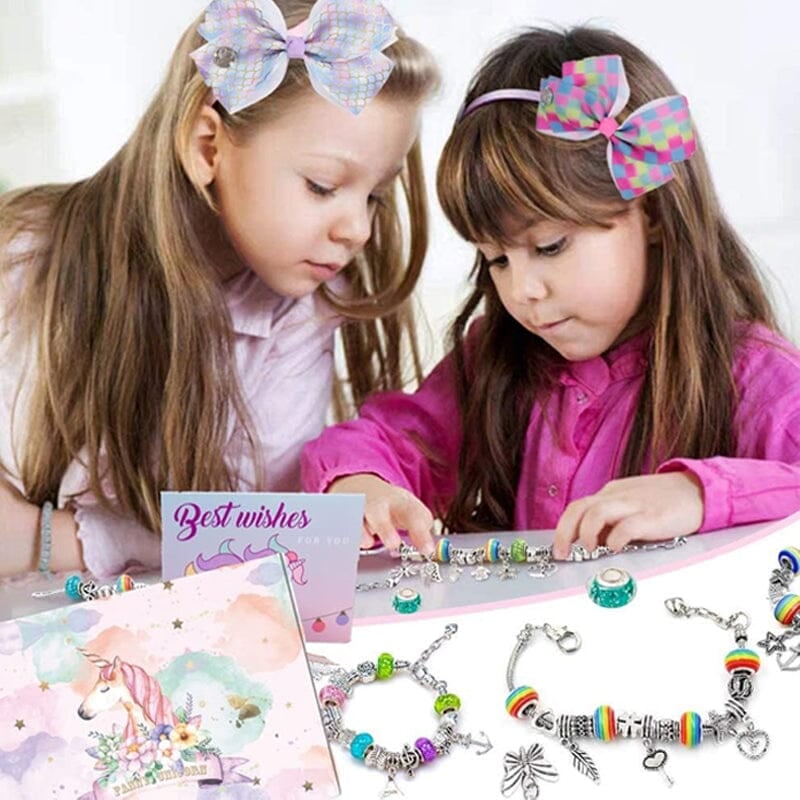 🔥Last 4 hours 57% OFF - ✨Girls Charm Bracelet Making Kit