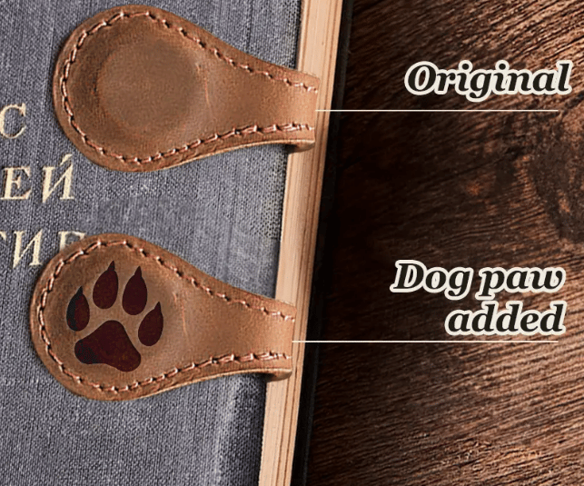 🔥Magnetic Leather Bookmark