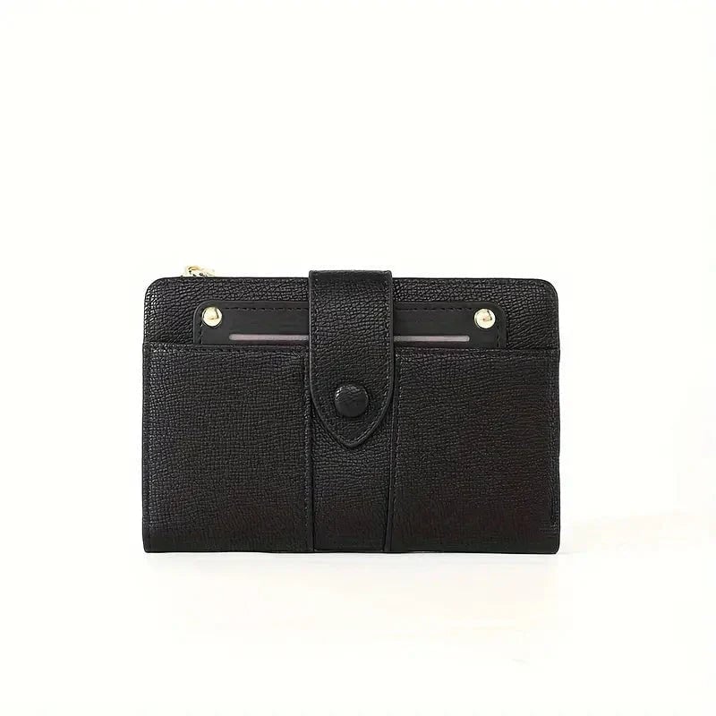 ✨ Women's leather wallet with multiple compartments and card holder (buy 1, get 1 free)