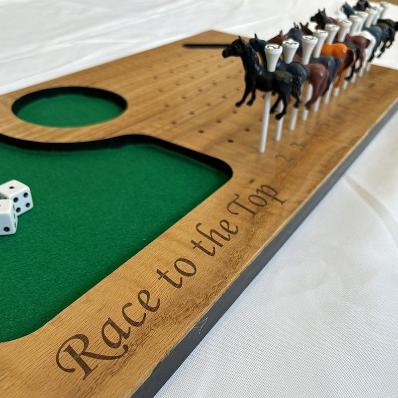 🐴Horse Races wood handmade party game!