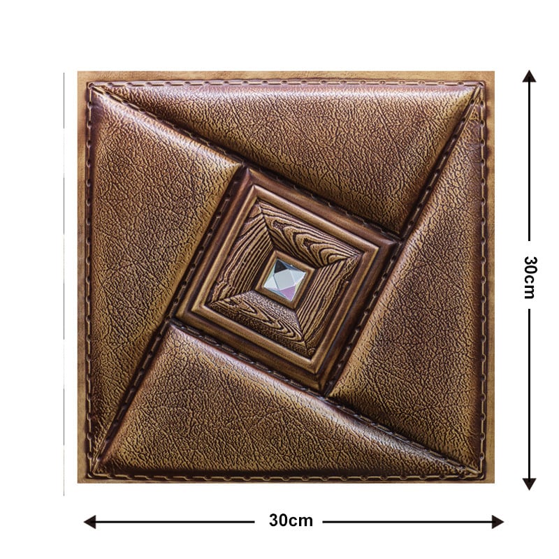 10Pcs 3D Peel and Stick Wall Tiles(12x12 inches)