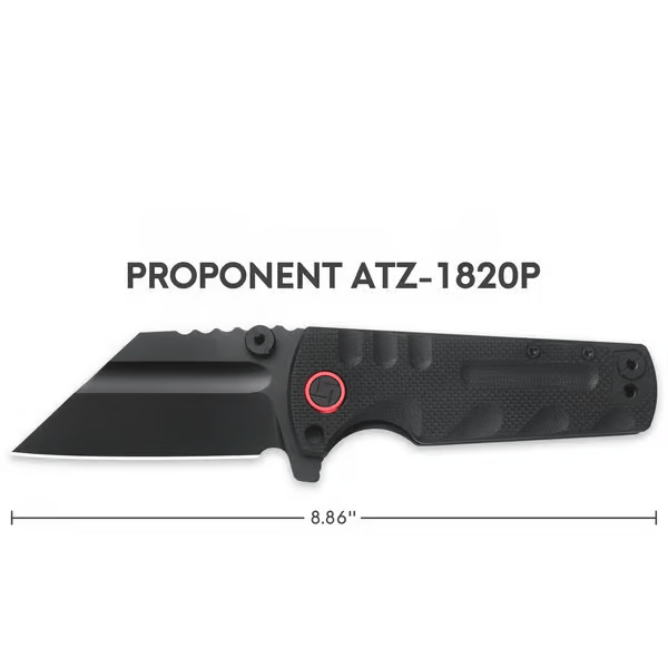 ⏰Last 9-hour 49% OFF⏰ PROPONENT ATZ-1820P D2 Steel Black PVD Blade
