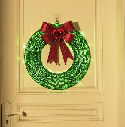 💖Outdoor Christmas LED wreath(Diameter 30cm)