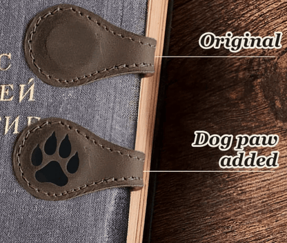 🔥Magnetic Leather Bookmark