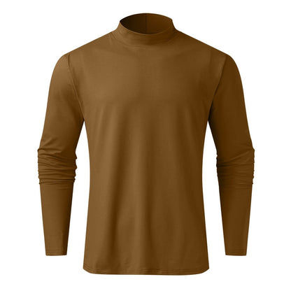 2023 New In-💝Mens High Neck Slim Fit Long Sleeve T-shirt