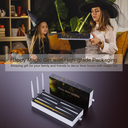 👻👻Flameless Candles with Magic Wand Remote 🔥