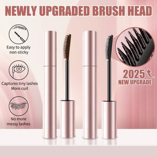 ⏳Buy 1 Get 1 Free Today🔥WATERPROOF Tubing mascara black & brown duo for lash makeup