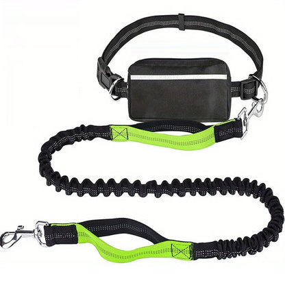 🔥Mother's Day Sale -Hands Free Dog Leash with Zipper Pouch