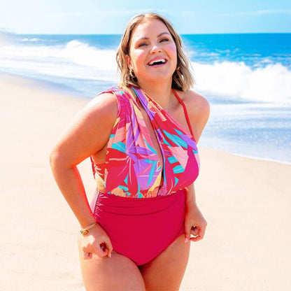 Plus Size One-Piece Swimsuit
