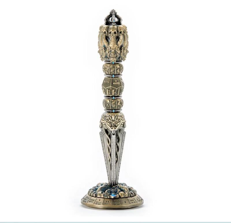 🔥Last Day 49% OFF💀Metal Wand Skull Dice & Bone RPG Dice Set