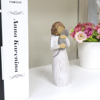 🔥Last Day 70% OFF🔥Angel of Friendship Dog Monument Figurine