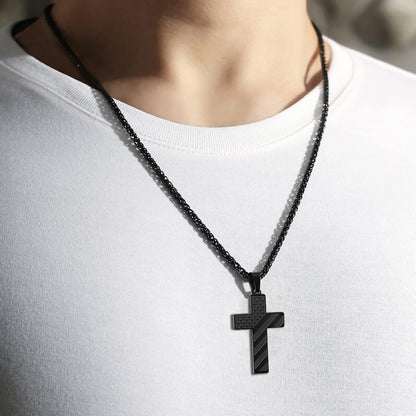 ✝️✨49%OFF- 🎁IronPride Cross American Flag Cross Necklace
