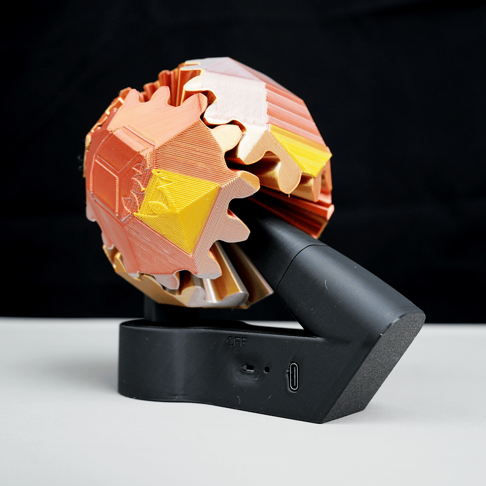 🔥3D Printed Electric Rotating Gear Ball