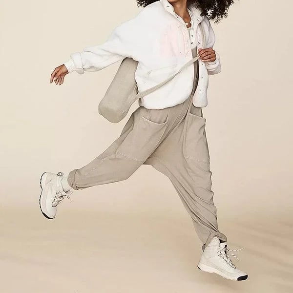 🔥Spring Promotion🔥Coverfrot Wide Leg Jumpsuit with Pockets