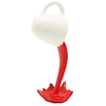 Magic Floating Spilling Coffee Cup Statue