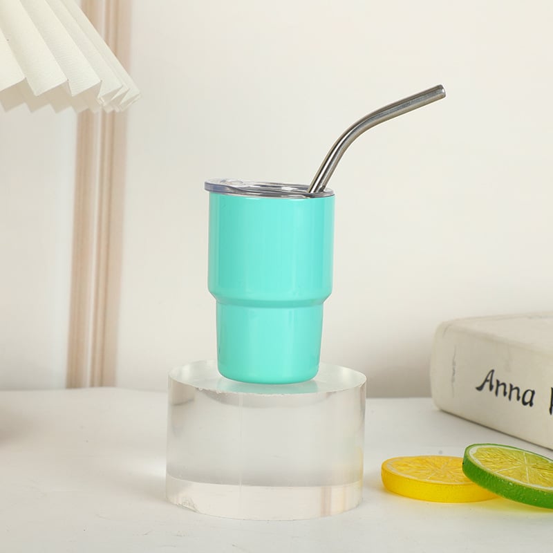 Stainless Steel Mini Straw Thermos Cup