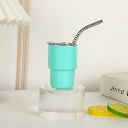 Stainless Steel Mini Straw Thermos Cup