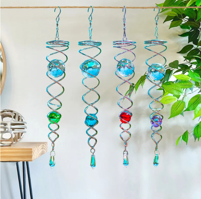 ✨Handmade Mystic Crystal Spiral: Purify Energy & Attract Good Luck