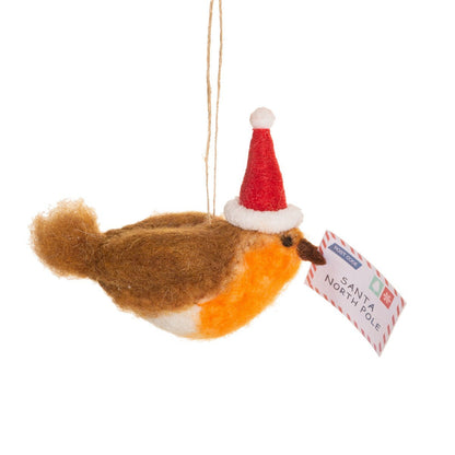 🎅Funny Felt Decoration with Christmas Hat