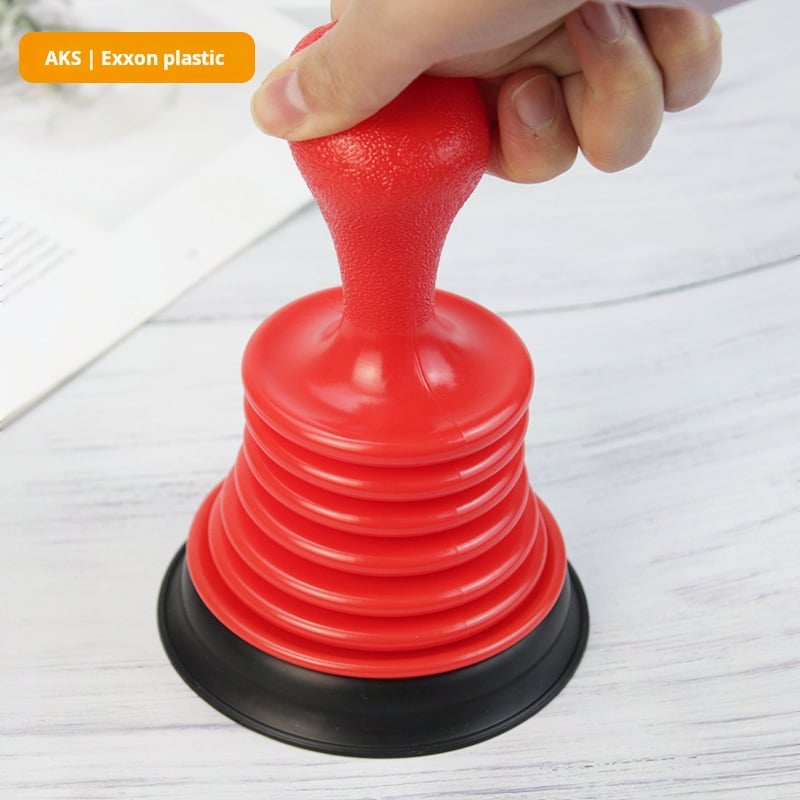 Toilet squeeze drain cleaner Leather suction Toilet suction