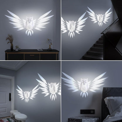 3D Animal Owl Wall Light