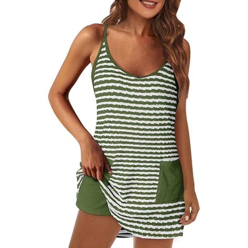🔥Last Day 49% OFF - 🎁Women's Summer Romper Dress with Shorts