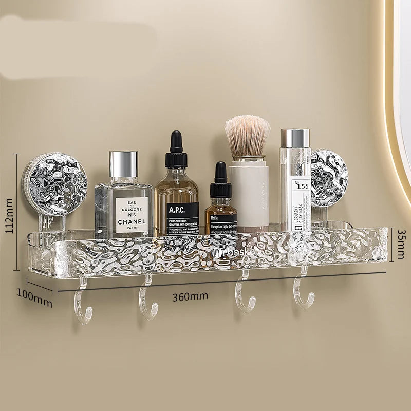 49% OFF - Light luxury style punch-free storage rack