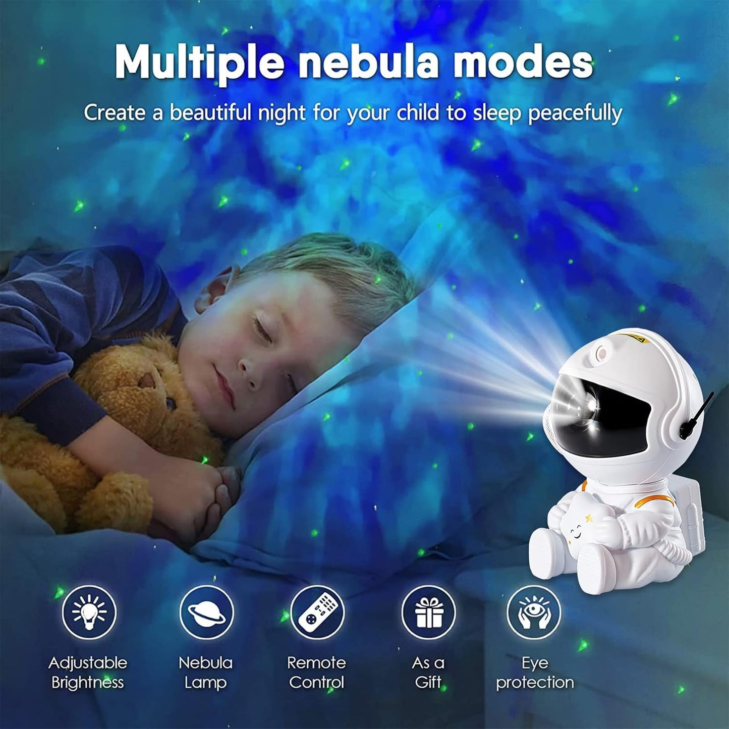 ❤️‍🔥HOT SALE 49% OFF❤️‍🔥Astronaut nebula nightlight
