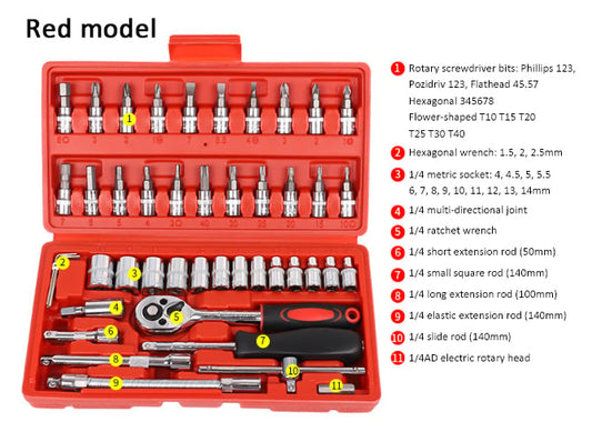 🔧Cordless Slim Ratchet Set