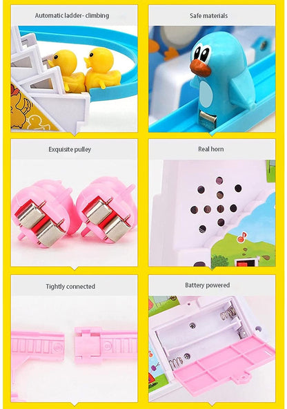 🦆Electric Duck Slide Track With Lights And Music🦆