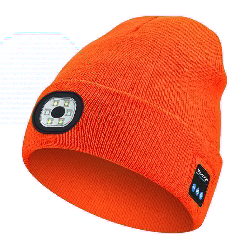 ❄️Winter— Gift Bluetooth Beanie with LED Headlight and Removable Speakers