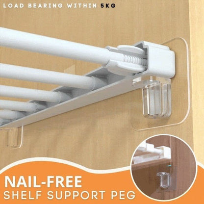 🔥Nail-Free Shelf Support Peg