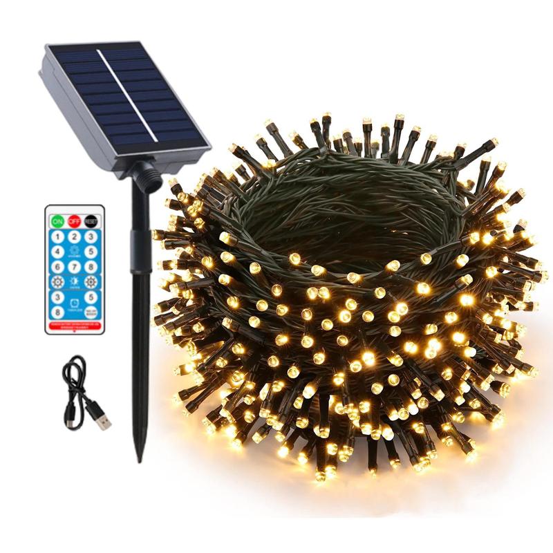 🎄Christmas Sales 49% OFF✨USB Rechargeable Solar Powered String LED Lights