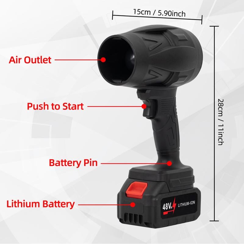 💥LAST DAY SALE 49% OFF-Turbo Jet Blower, Cordless Turbo Super Power Air Duster