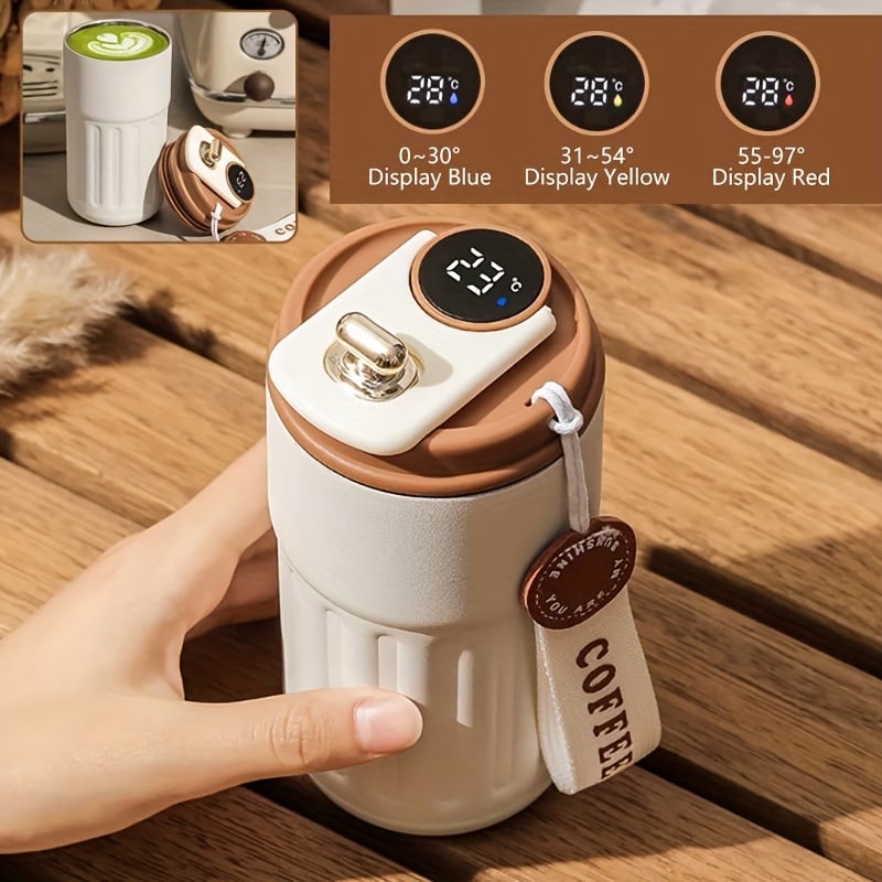 🔥LAST DAY 49% OFF🔥Led Temperature Display Coffee Mug Stainless Steel Thermos