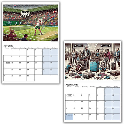 2025 Fuck The Year Adult Calendar