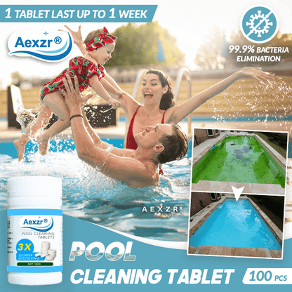 Aexzr Pool Cleaning Tablet (100 PCS)