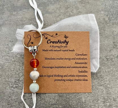 🌟Natural crystal keychain 🌟