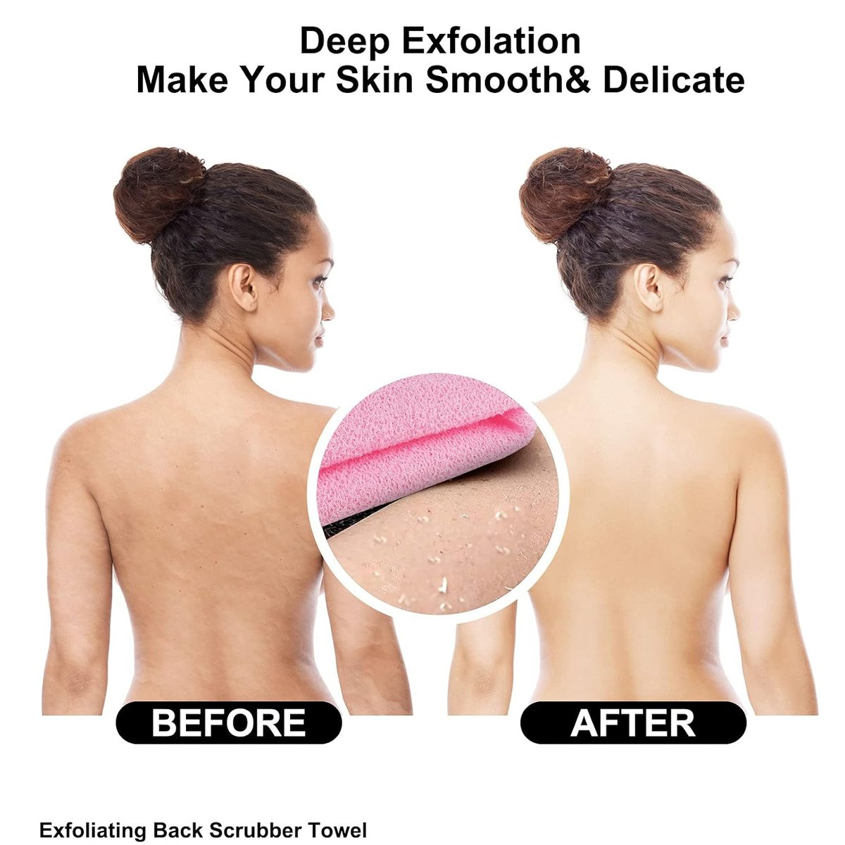 🔥Extended Exfoliating Back Scrubber with Handles