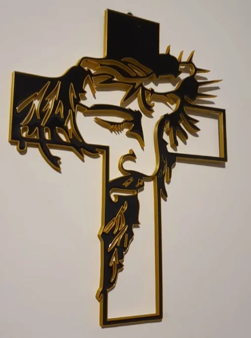 🔥Last Day Promotion-70% OFF🔥Jesus Cross Metal Sign Christ Wall Art Decor