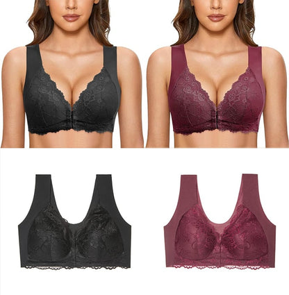 🎄2025 Full Coverage Front-Closure Support Bra Comfort & Sleep Bra✨