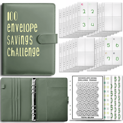 ✨Limited Time Discount✨- ✉️100 Envelope Challenge Binder | Easy And fun Way To Save Money