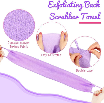 🔥Extended Exfoliating Back Scrubber with Handles