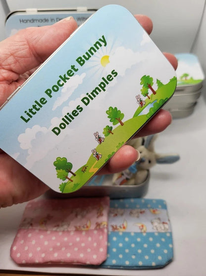 🐰Handmade Bunny Mummy Tiny Plush Pocket Tin