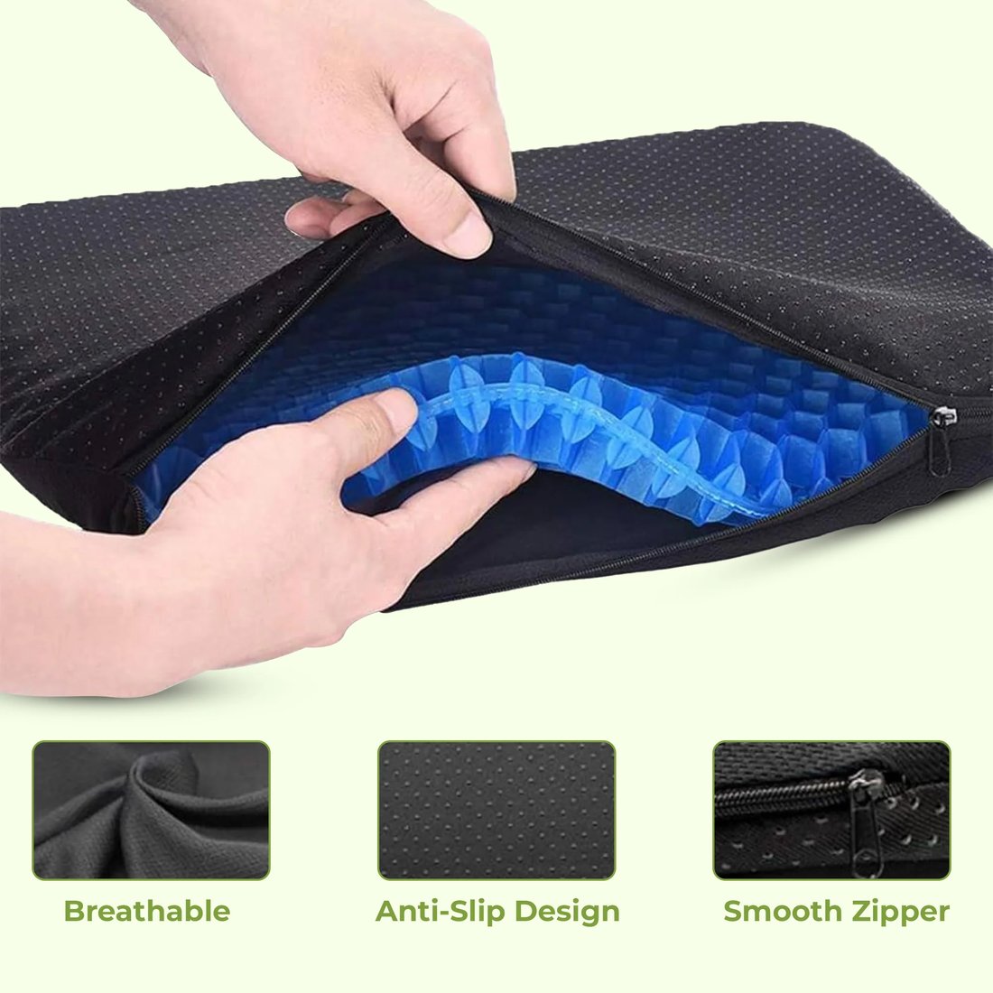 🔥Last Day Discount 49% Off -Honeycomb Gel Seat Cushion – All-day Comfort while Working -