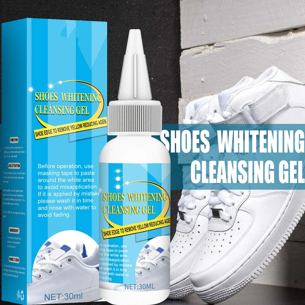 🔥Shoe whitening cleaning gel